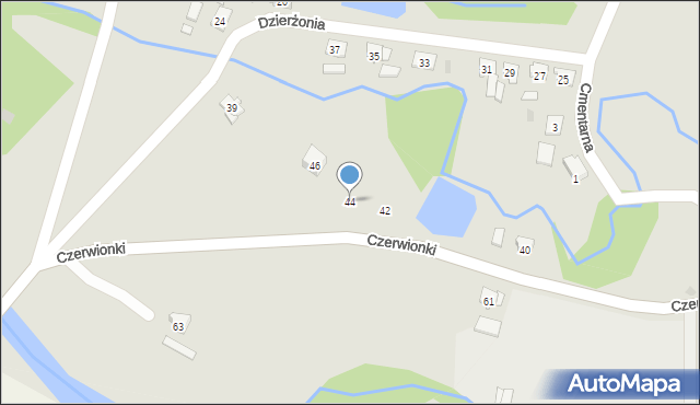 Kolonowskie, Czerwionki, ks., 44, mapa Kolonowskie