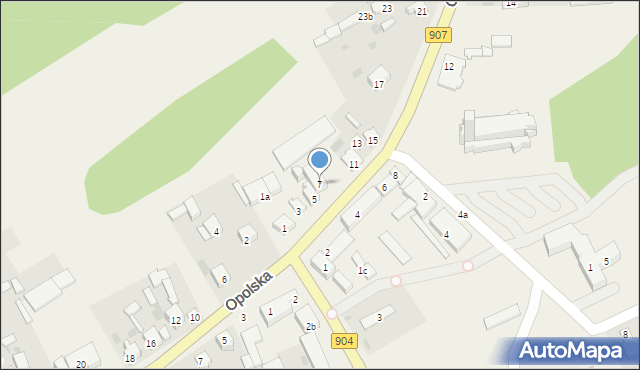 Konopiska, Częstochowska, 7, mapa Konopiska