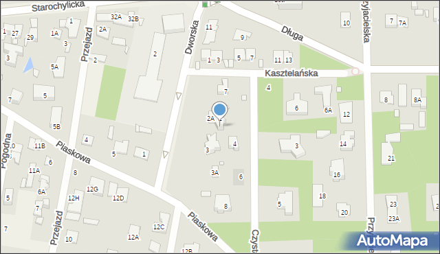 Konstancin-Jeziorna, Czysta, 2A, mapa Konstancin-Jeziorna