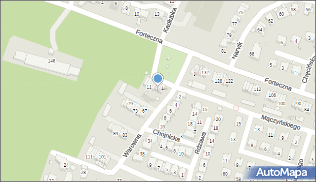 Kraków, Czerska, 3, mapa Krakowa