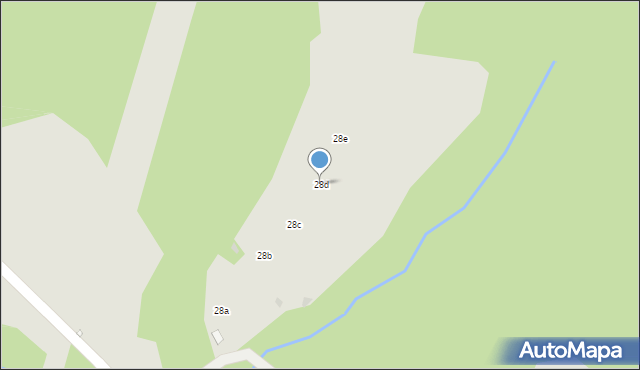 Krynica-Zdrój, Czarny Potok, 28d, mapa Krynica-Zdrój