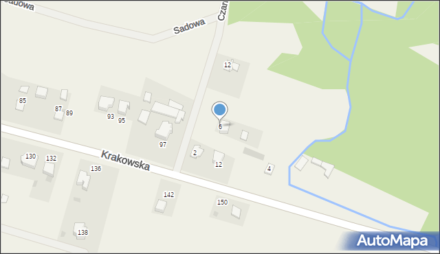 Kwaczała, Czarny Las, 6, mapa Kwaczała