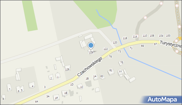 Lipsko, Czachowskiego Dionizego, płk., 124, mapa Lipsko