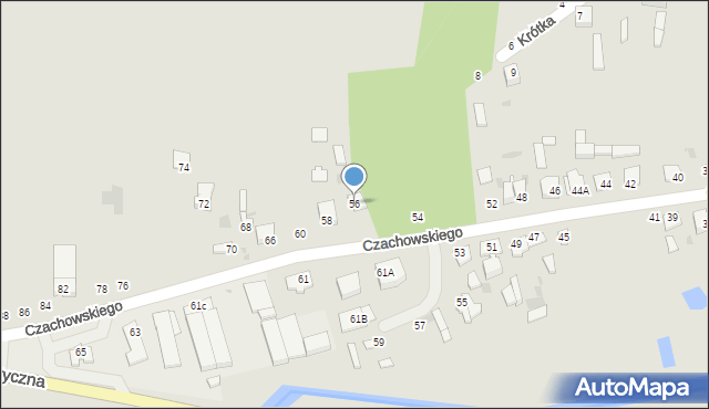 Lipsko, Czachowskiego Dionizego, płk., 56, mapa Lipsko