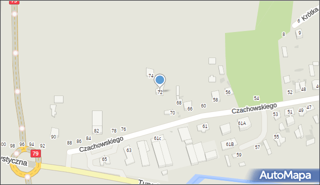 Lipsko, Czachowskiego Dionizego, płk., 72, mapa Lipsko