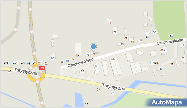 Lipsko, Czachowskiego Dionizego, płk., 76, mapa Lipsko