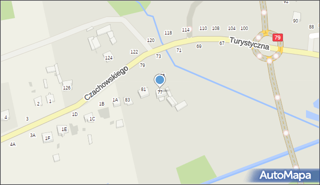 Lipsko, Czachowskiego Dionizego, płk., 77, mapa Lipsko