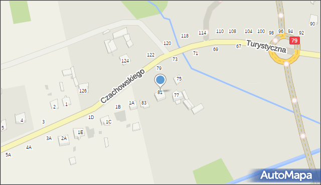 Lipsko, Czachowskiego Dionizego, płk., 81, mapa Lipsko