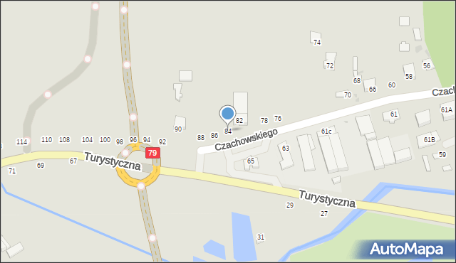 Lipsko, Czachowskiego Dionizego, płk., 84, mapa Lipsko