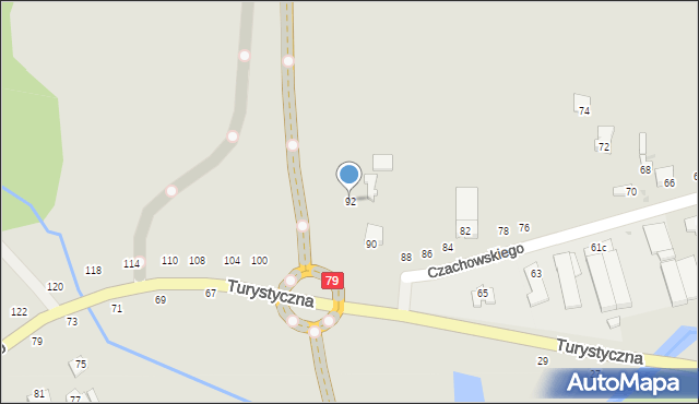 Lipsko, Czachowskiego Dionizego, płk., 92, mapa Lipsko