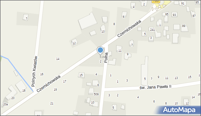 Liszki, Czernichowska, 13, mapa Liszki