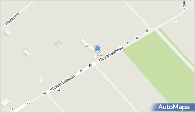 Łosice, Czarkowskiego, 37A, mapa Łosice