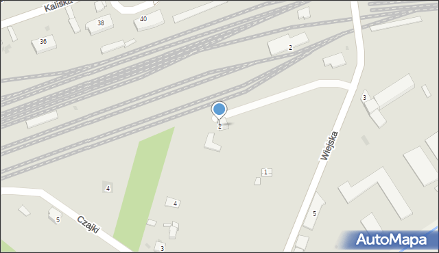 Łowicz, Czajki, 2, mapa Łowicza