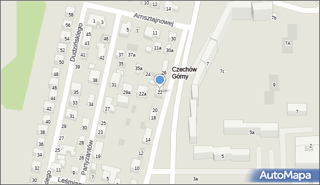 Lublin, Czaplińskiego Emila, 22, mapa Lublina