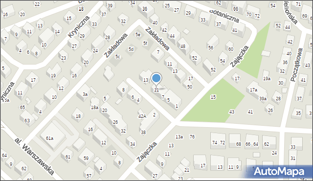Lublin, Czarnieckiego Stefana, hetm., 11, mapa Lublina