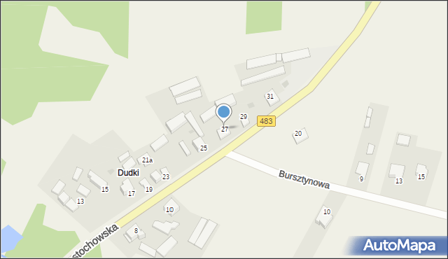 Lubojna, Częstochowska, 27, mapa Lubojna