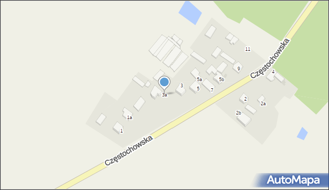 Lubojna, Częstochowska, 3a, mapa Lubojna