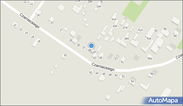 Myszków, Czarnieckiego Stefana, hetm., 41, mapa Myszków