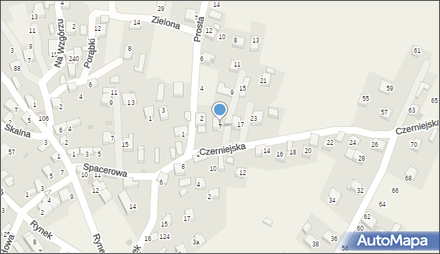 Nowa Góra, Czerniejska, 7, mapa Nowa Góra