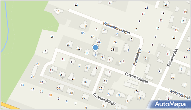Nowe Gulczewo, Czarnieckiego Stefana, hetm., 8, mapa Nowe Gulczewo