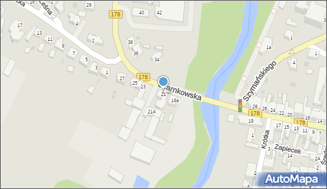 Oborniki, Czarnkowska, 21, mapa Oborniki