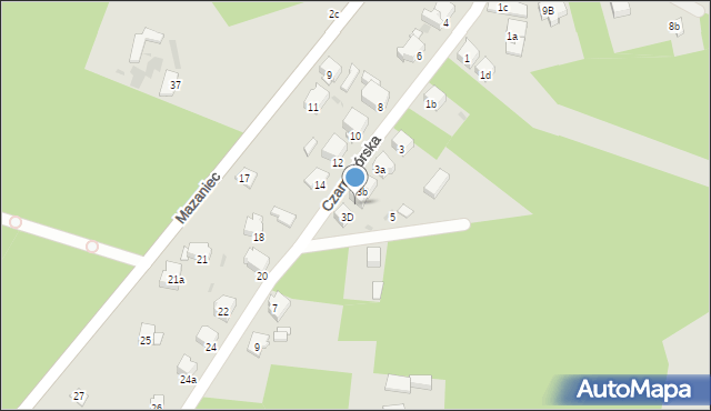 Olkusz, Czarnogórska, 3c, mapa Olkusz