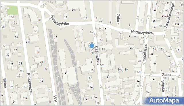 Piaseczno, Czajewicza, 6, mapa Piaseczno