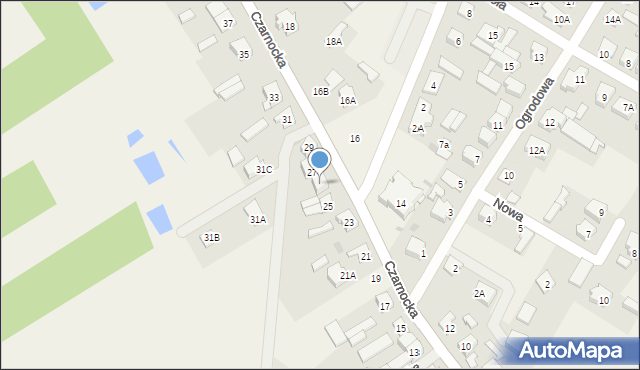 Piątnica Poduchowna, Czarnocka, 27A, mapa Piątnica Poduchowna