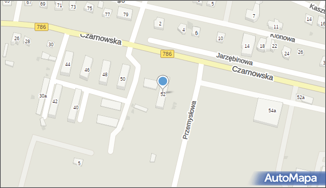 Piekoszów, Czarnowska, 52, mapa Piekoszów