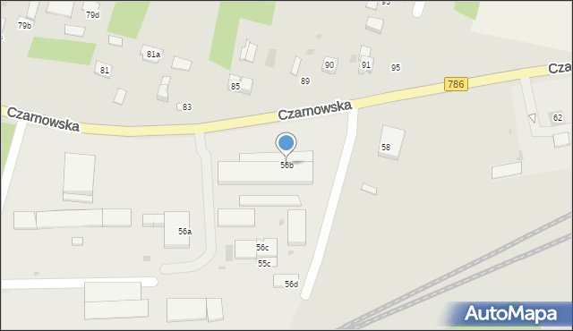 Piekoszów, Czarnowska, 56b, mapa Piekoszów