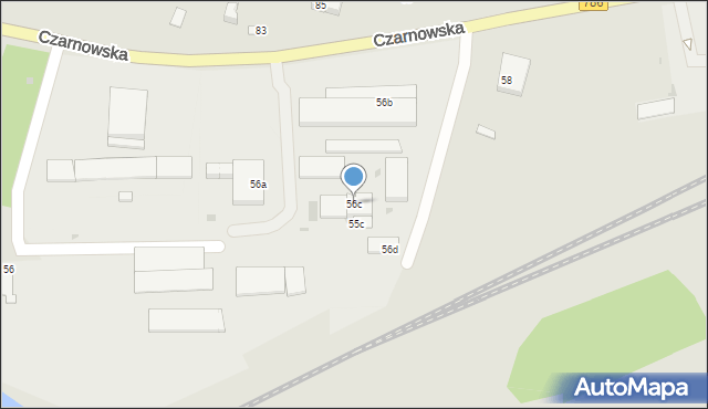 Piekoszów, Czarnowska, 56c, mapa Piekoszów