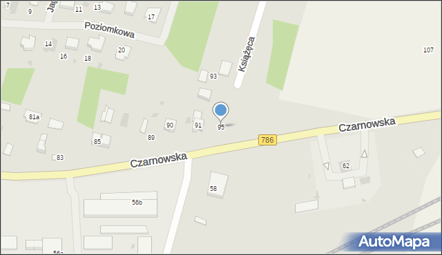 Piekoszów, Czarnowska, 95, mapa Piekoszów