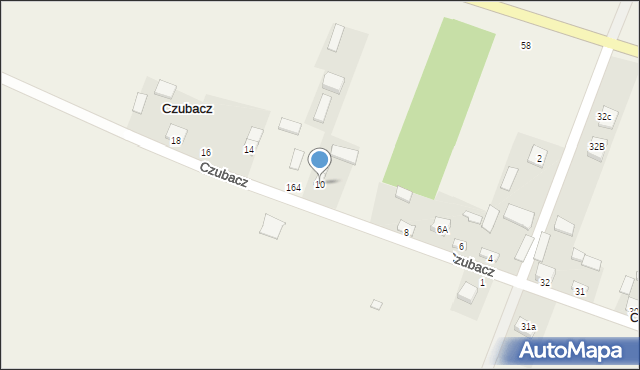 Piotrowiec, Czubacz, 10, mapa Piotrowiec