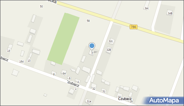 Piotrowiec, Czubacz, 2, mapa Piotrowiec