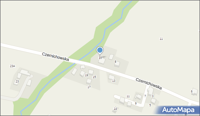 Pisarzowice, Czernichowska, 10, mapa Pisarzowice