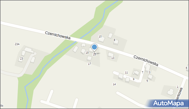 Pisarzowice, Czernichowska, 15, mapa Pisarzowice