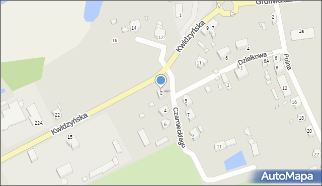 Prabuty, Czarnieckiego Stefana, hetm., 2, mapa Prabuty