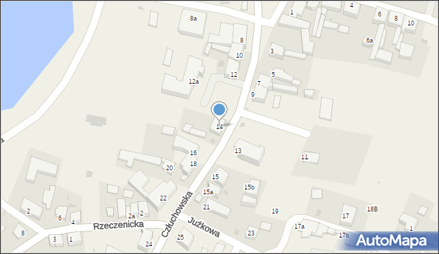 Przechlewo, Człuchowska, 14, mapa Przechlewo