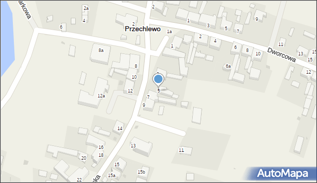 Przechlewo, Człuchowska, 5, mapa Przechlewo