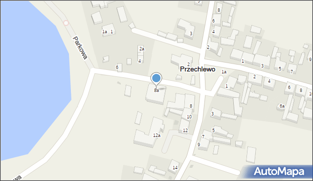 Przechlewo, Człuchowska, 8a, mapa Przechlewo