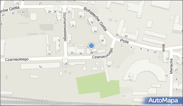 Przemyśl, Czarnieckiego Stefana, hetm., 39, mapa Przemyśla