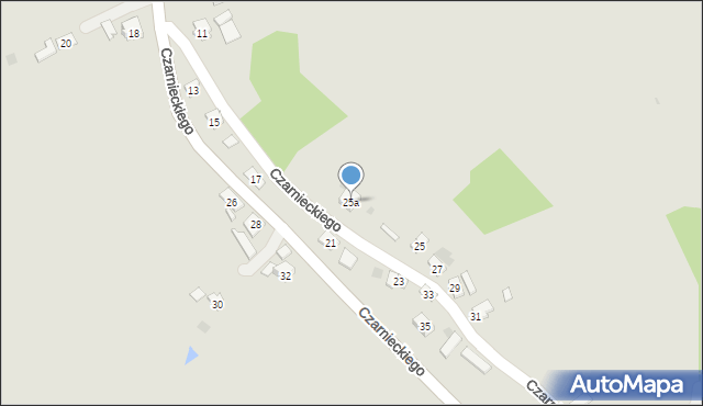 Przeworsk, Czarnieckiego Stefana, hetm., 25a, mapa Przeworsk