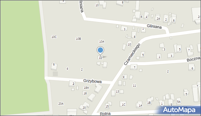 Puszczykowo, Czarnieckiego Stefana, hetm., 12, mapa Puszczykowo