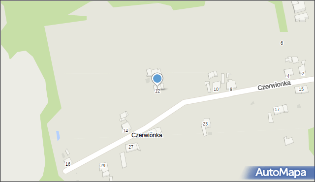 Pyskowice, Czerwionka, 12, mapa Pyskowice