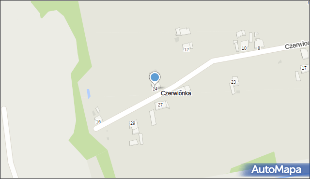 Pyskowice, Czerwionka, 14, mapa Pyskowice