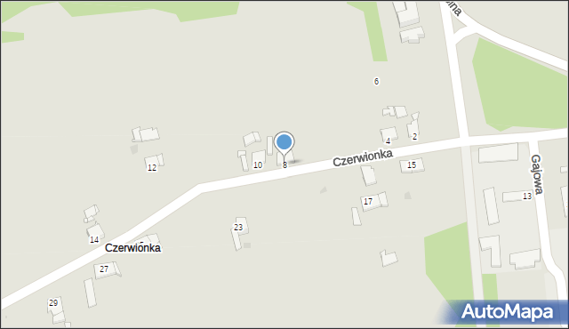 Pyskowice, Czerwionka, 8, mapa Pyskowice