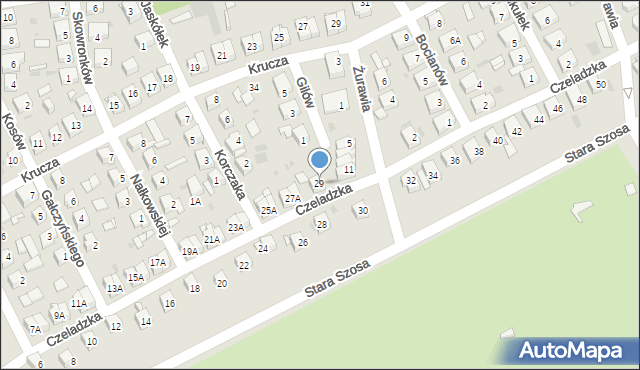 Siemianowice Śląskie, Czeladzka, 29, mapa Siemianowice Śląskie