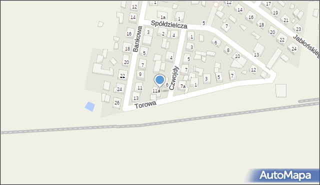 Skalmierzyce, Czwojdy Alfonsa, ks. kan., 8, mapa Skalmierzyce