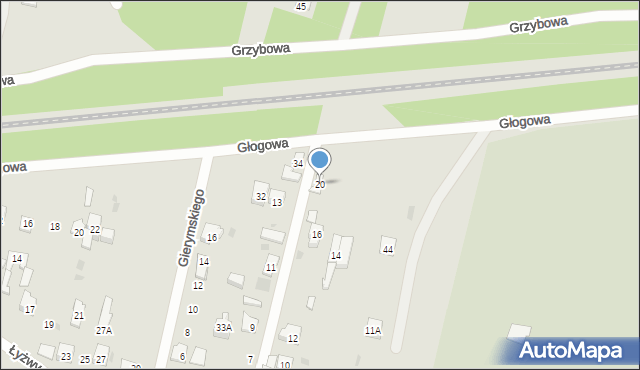 Skarżysko-Kamienna, Czachowskiego Dionizego, płk., 20, mapa Skarżysko-Kamienna