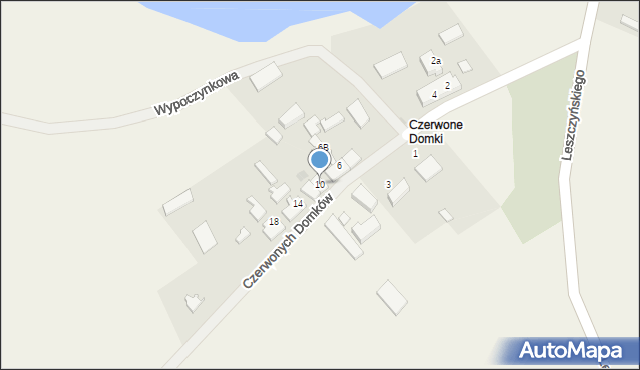 Skrzatusz, Czerwonych Domków, 10, mapa Skrzatusz